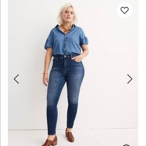 Madewell 9” High Rise Skinny - 32